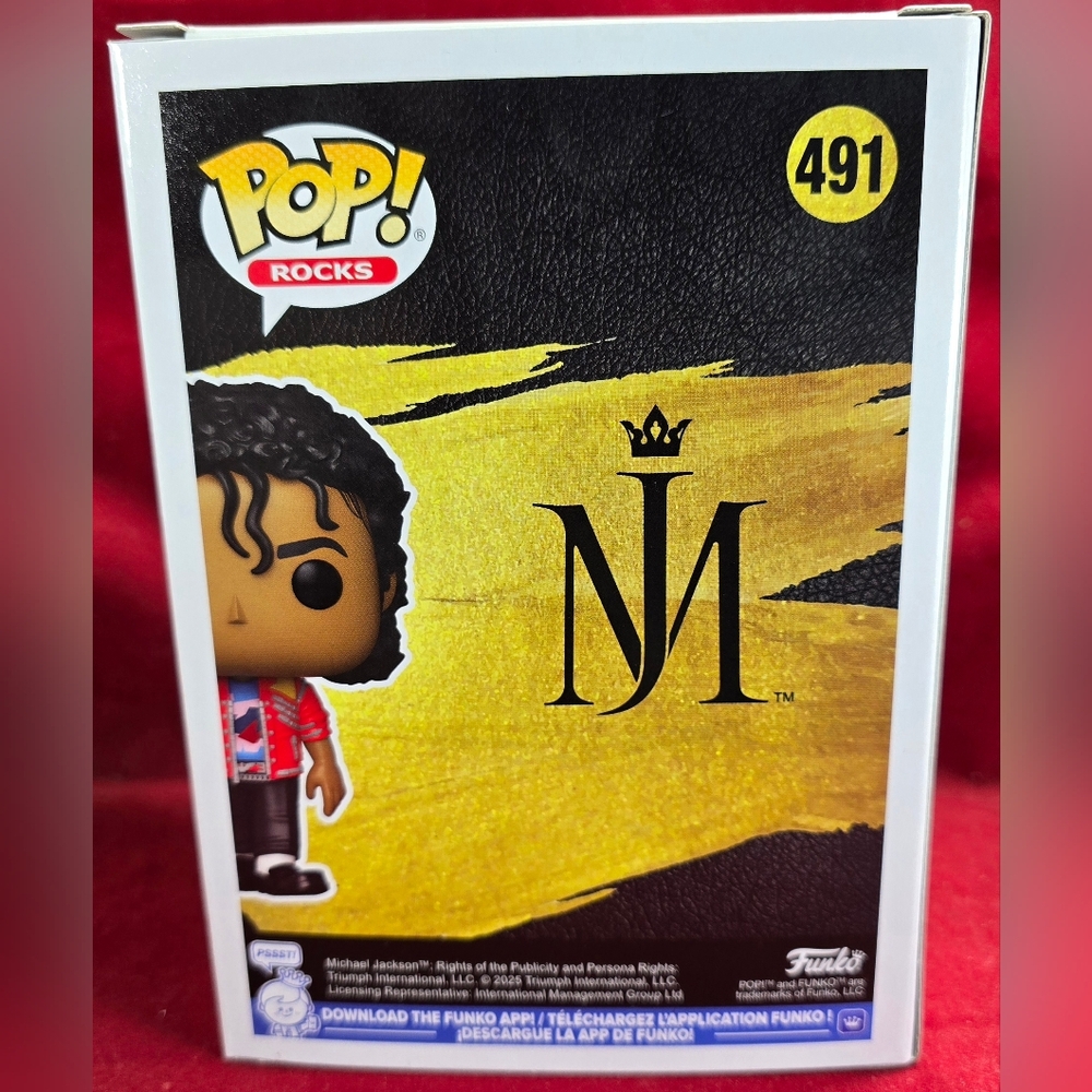 Michael Jackson Funko #491 (Nib) With Pop Protector - Picture 7 of 7